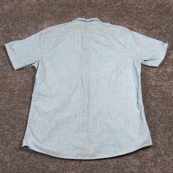 Kuhl Shirt Mens L Light Blue Karib 7259 Button Up Outdoor Hiking Wicking Light - Picture 6 of 8